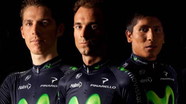 Rui Costa, Alejandro Valverd and Nairo Quintana: the men to upset the apple cart? (Photo: Cycling Central/AFP)